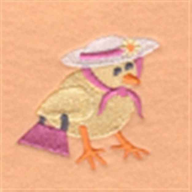 Picture of Lil Chick Machine Embroidery Design