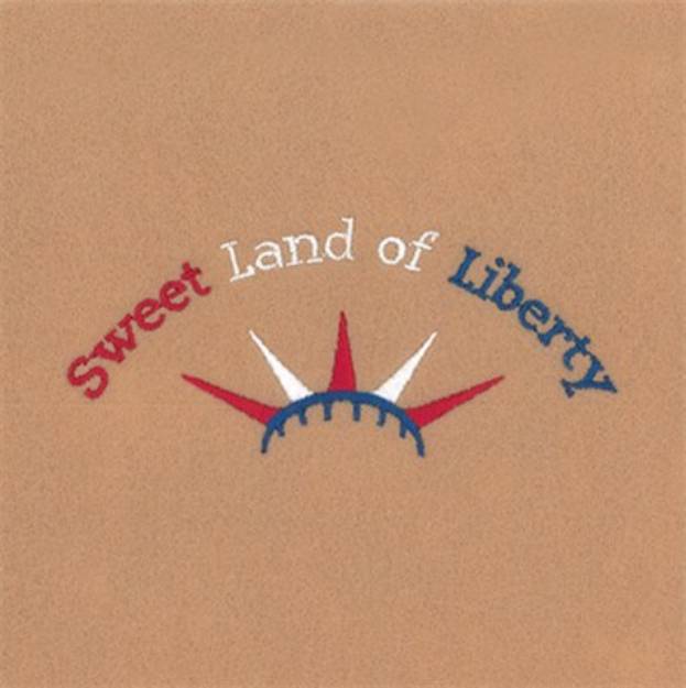 Picture of Sweet Land of Liberty Machine Embroidery Design