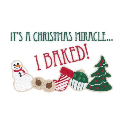Christmas Miracle Machine Embroidery Design