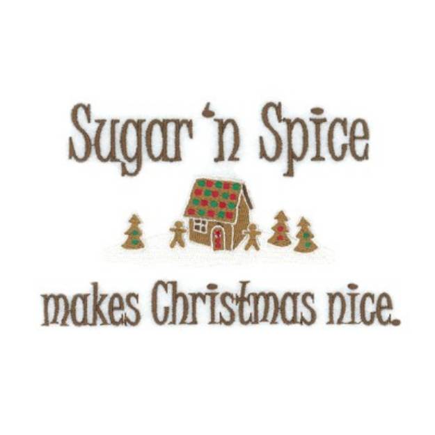 Picture of Sugar N Spice Machine Embroidery Design