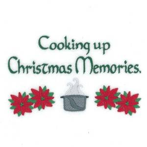 Picture of Cooking Up Christmas Machine Embroidery Design