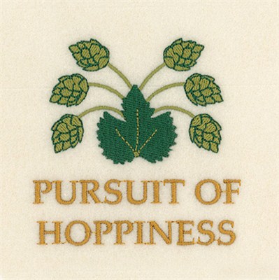 Pursuit of Hoppiness Machine Embroidery Design
