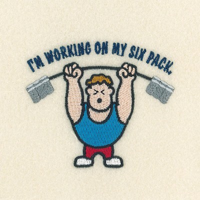 Working On My Six Pack Machine Embroidery Design