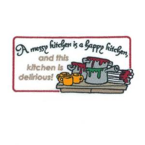 Picture of Messy Kitchen Machine Embroidery Design