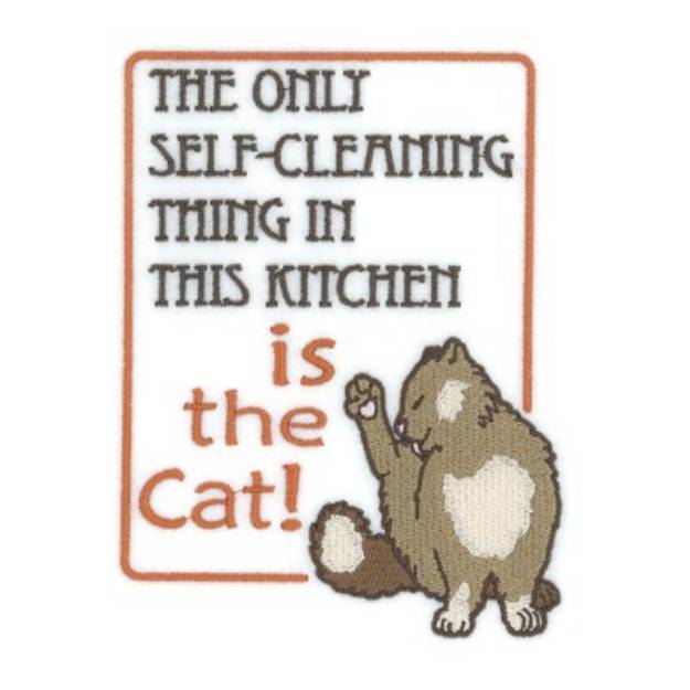 Picture of Self-Cleaning Machine Embroidery Design