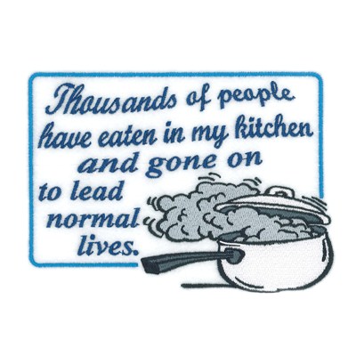 Lead Normal Lives Machine Embroidery Design