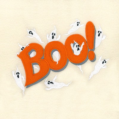 Ghosts Boo! Machine Embroidery Design