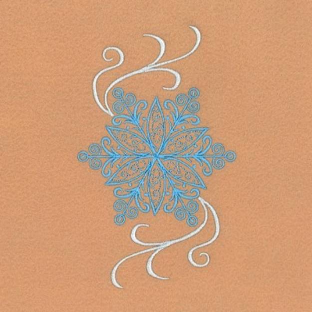 Picture of Filigree Snowflake Machine Embroidery Design