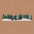 Picture of Bear Scene Large Machine Embroidery Design