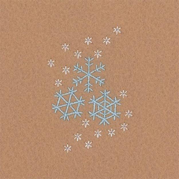 Picture of Winter Snowflakes Machine Embroidery Design