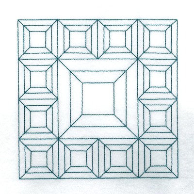 Square Quilt Square Machine Embroidery Design