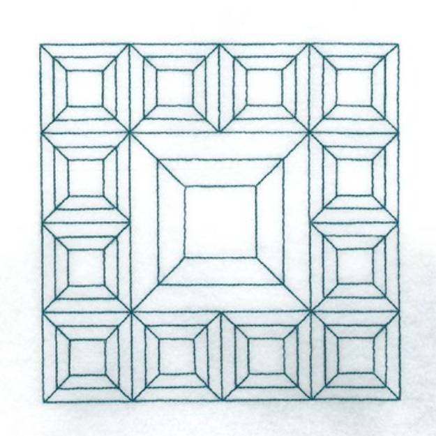 Picture of Square Quilt Square Machine Embroidery Design