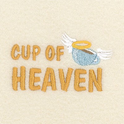 Cup Of Heaven Machine Embroidery Design