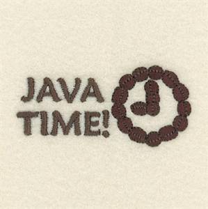 Picture of Java Time! Machine Embroidery Design