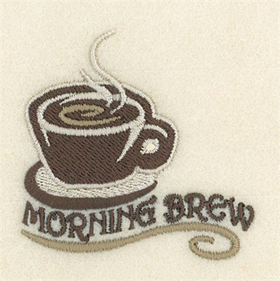 Morning Brew Machine Embroidery Design
