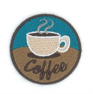 Picture of Coffee Circle Machine Embroidery Design