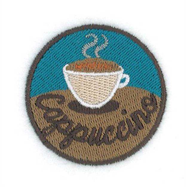 Picture of Cappuccino Circle Machine Embroidery Design