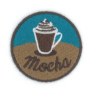 Picture of Mocha Circle Machine Embroidery Design