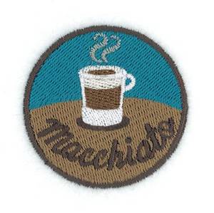 Picture of Macchiato Circle Machine Embroidery Design