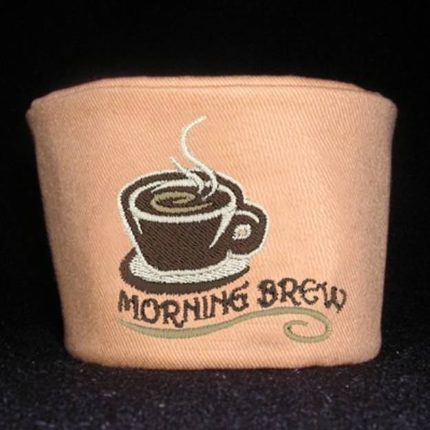 Picture of Morning Brew Wrap Machine Embroidery Design