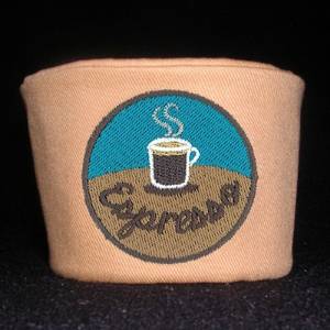 Picture of Espresso Circle Wrap Machine Embroidery Design