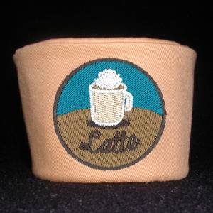 Picture of Latte Circle Wrap Machine Embroidery Design