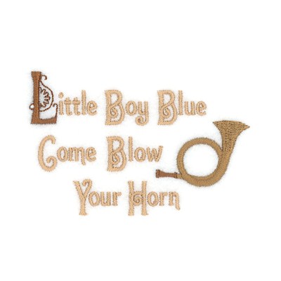 Come Blow Your Horn Machine Embroidery Design