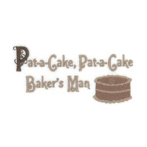 Picture of Pat-a-Cake Machine Embroidery Design