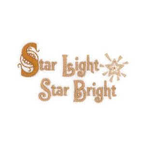 Picture of Star Light Machine Embroidery Design