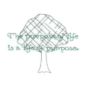 Picture of Life of Purpose Machine Embroidery Design
