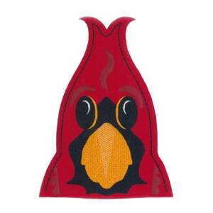 Picture of Cardinal Hand Puppet Machine Embroidery Design