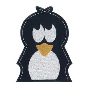 Picture of Penguin Hand Puppet Machine Embroidery Design