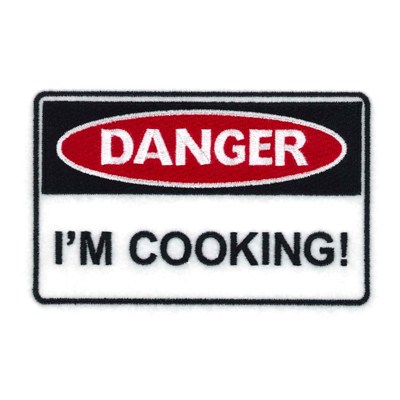 Danger Im Cooking Machine Embroidery Design