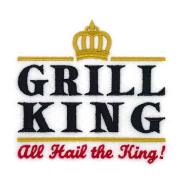 Picture of Grill King Machine Embroidery Design