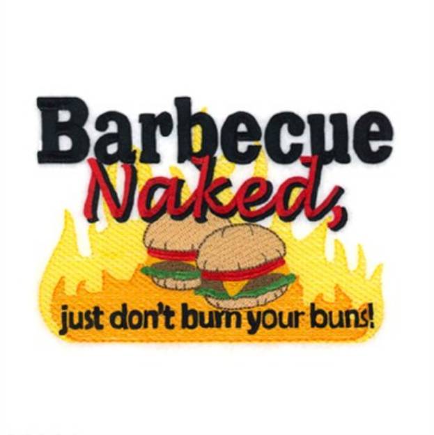 Picture of Barbecue Naked Machine Embroidery Design