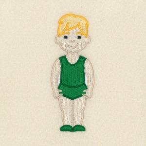 Picture of Paper Doll Jack Machine Embroidery Design