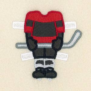Picture of Jacks Hockey Uniform Machine Embroidery Design