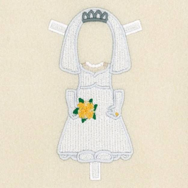 Picture of Janes Brides Gown Machine Embroidery Design