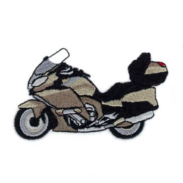 Picture of Motorcycle Machine Embroidery Design