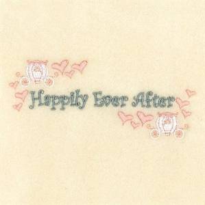 Picture of Happily Ever After Machine Embroidery Design