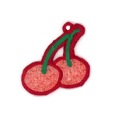Flip Flop Cherries Machine Embroidery Design