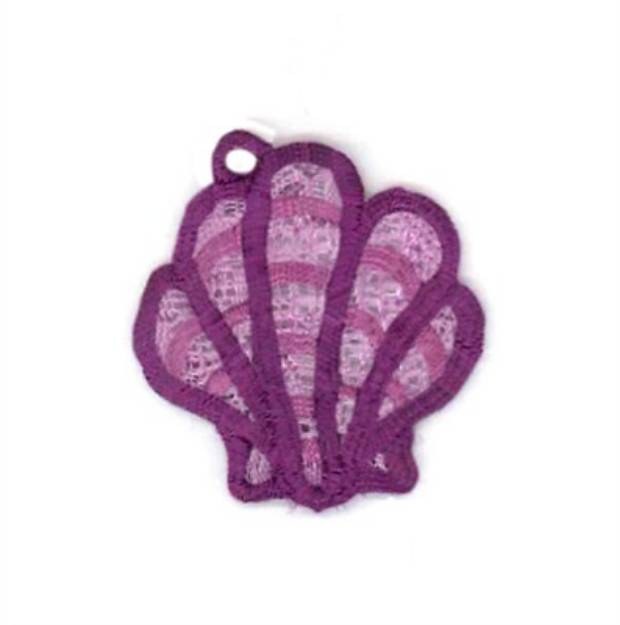 Picture of Flip Flop Sea Shell Machine Embroidery Design