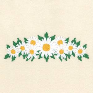 Picture of Daisy Arrangement Large Machine Embroidery Design