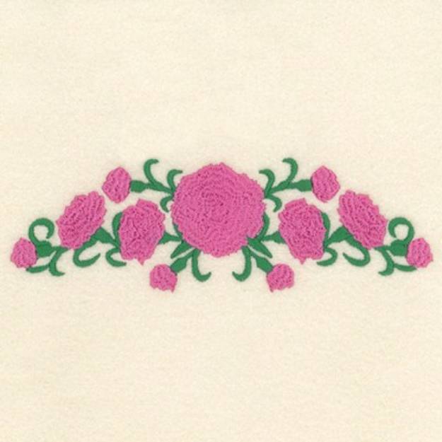 Picture of Carnation Arrangement Large Machine Embroidery Design