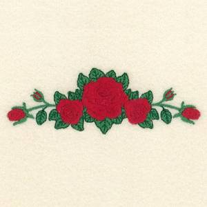 Picture of Rose Arrangement Small Machine Embroidery Design