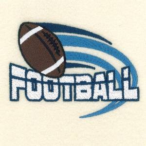 Picture of Football Left Chest Design Machine Embroidery Design