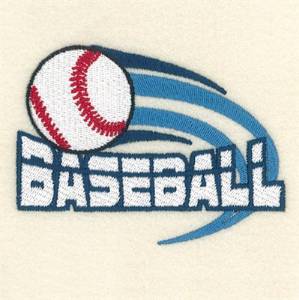 Picture of Baseball Left Chest Design Machine Embroidery Design