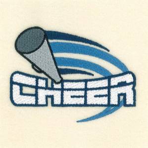 Picture of Cheer Left Chest Design Machine Embroidery Design