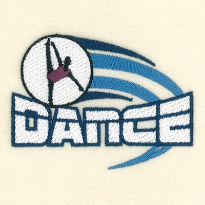 Dance Left Chest Design Machine Embroidery Design