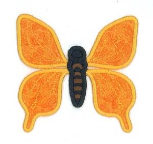 Picture of Butterfly 3D Planter Machine Embroidery Design